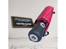 Zoom στο Pierre Cardin Αντιανεμική Αυτόματη Ομπρέλα Βροχής Σπαστή Κόκκινη No.PC-7450