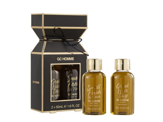 Zoom στο THE LUXURY BATHING COMPANY GC HOMME BODY WASH 50ml & SHAMPOO 50ml (MINI TRAVEL SET)