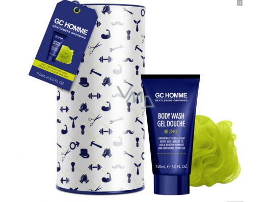 Zoom στο THE LUXURY BATHING COMPANY GC HOMME GENTLEMENTS GROOMING BODY WASH 150ml & BODY POLISHER (GIFT TRAVEL SET)