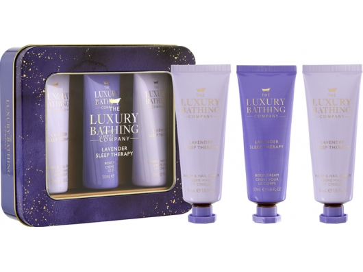 Zoom στο THE LUXURY BATHING COMPANY LEVANDER SLEEP THERAPY HAND and NAIL CREAM 50ml & BODY CREAM 2x50ml ((TRAVEL GIFT SET)