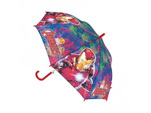 Zoom στο MARVEL AVENGERS AV13840 Παιδική Αυτόματη Ομπρέλα Βροχής Μπαστούνι Με Διάμετρο 48εκ.