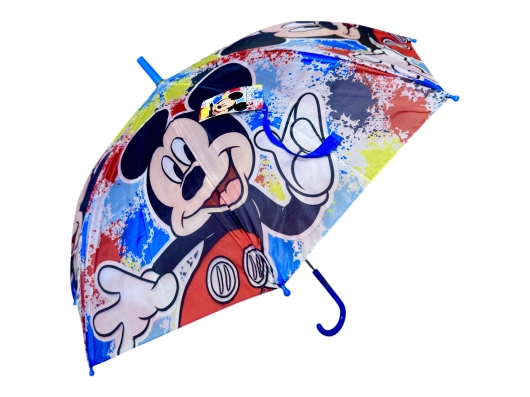 Zoom στο DISNEY MICKEY WD13918 Παιδική Αυτόματη Ομπρέλα Βροχής Μπαστούνι Με Διάμετρο 46εκ.