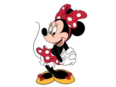 Zoom στο DISNEY MINNIE WD14735 Παιδική Ομπρέλα Βροχής Μπαστούνι Με Διάμετρο 46εκ.