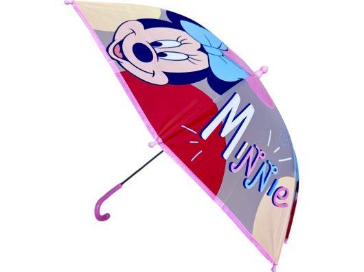 Zoom στο DISNEY MINNIE WD14735 Παιδική Ομπρέλα Βροχής Μπαστούνι Με Διάμετρο 46εκ.