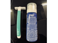 Zoom στο PREP DERMA PROTECTIVE SHAVING FOAM 50ml & WILKINSON SHAVING MACHINE (TRAVEL SET)