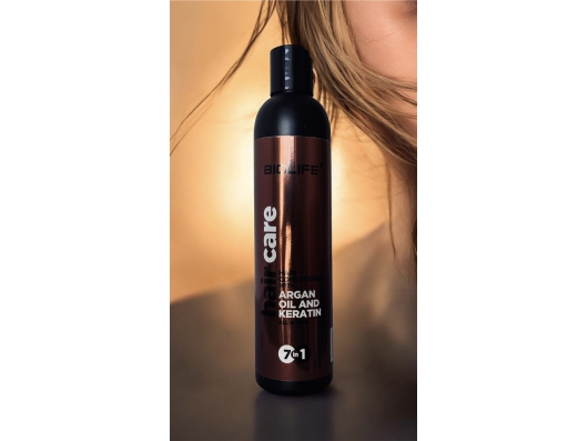 Zoom στο BIOLIFE hair care CONDITIONER with ARGAN OIL and KERATIN 7in1 300ml