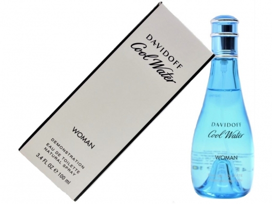 Zoom στο DAVIDOFF COOL WATER WOMAN EAU DE TOILETTE 100ml TESTER